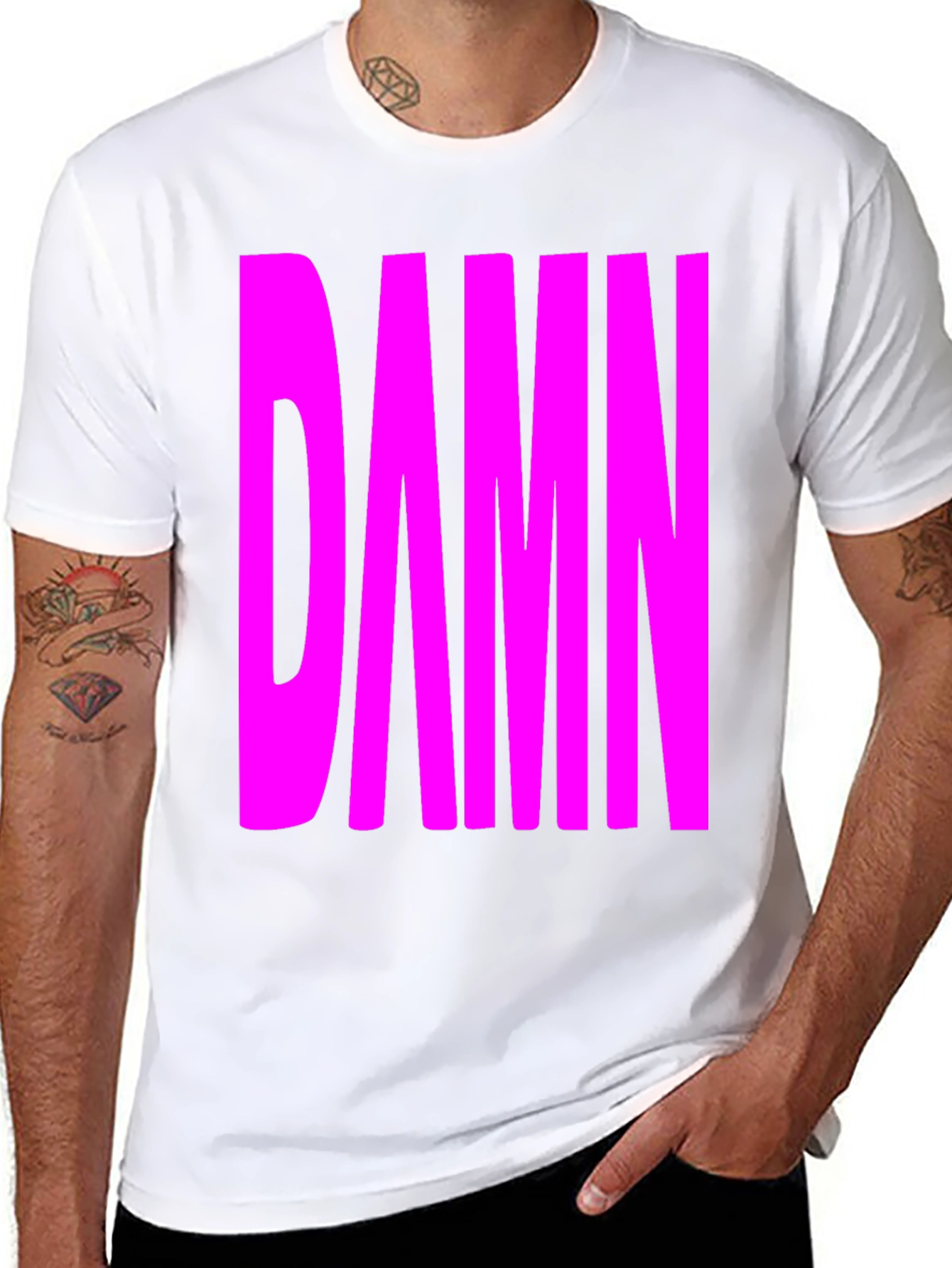 DAMN Graphic Tee - Bold Streetwear Style