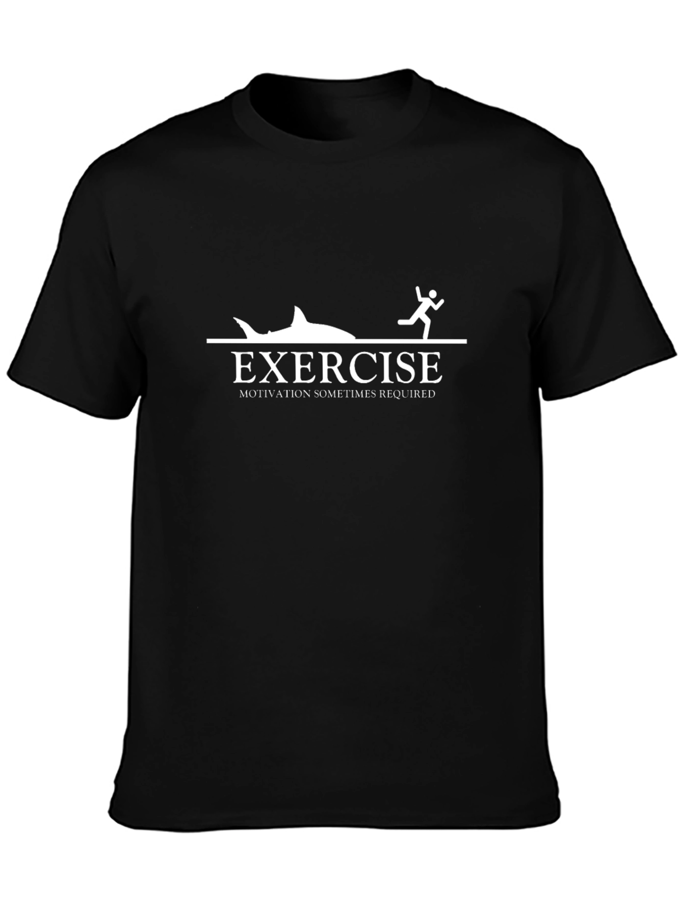 Exercise Shark T-Shirt - Funny Motivation Tee