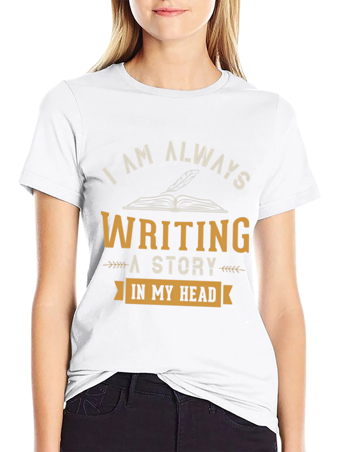 Writers Tee: Always Writing a Story