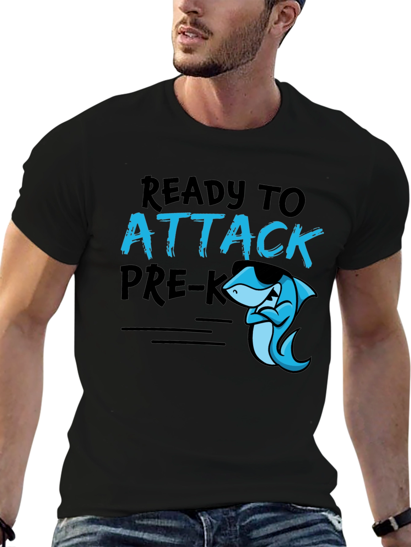 Ready To Attack Pre-K Shark Tee