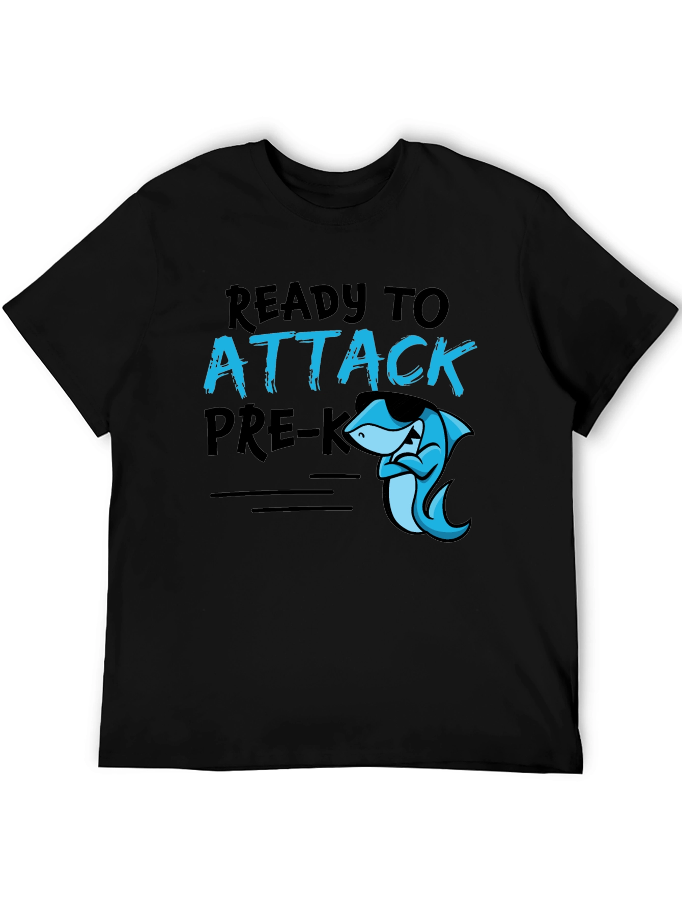 Ready To Attack Pre-K Shark Tee