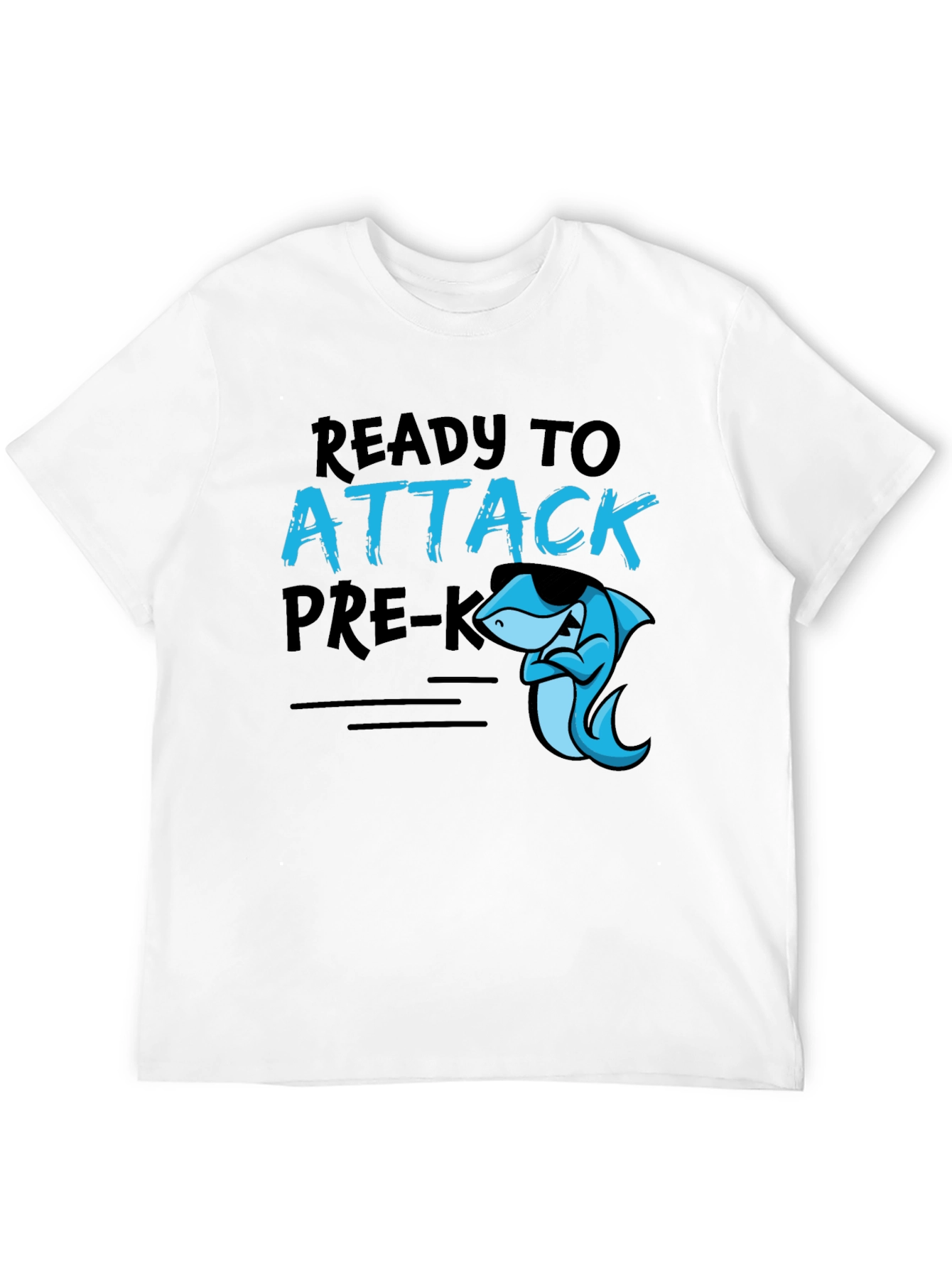 Ready To Attack Pre-K Shark Tee