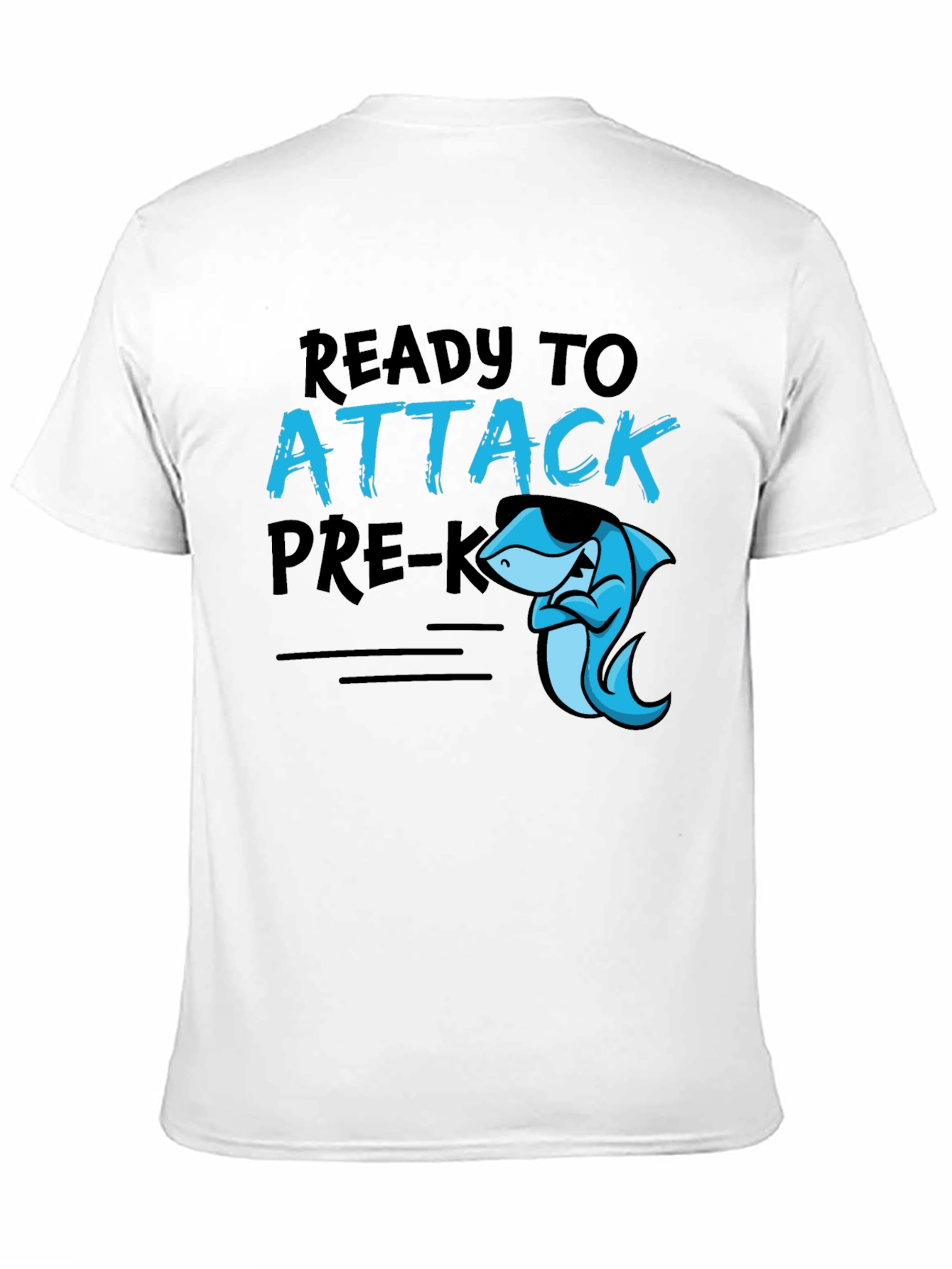 Ready To Attack Pre-K Shark Tee