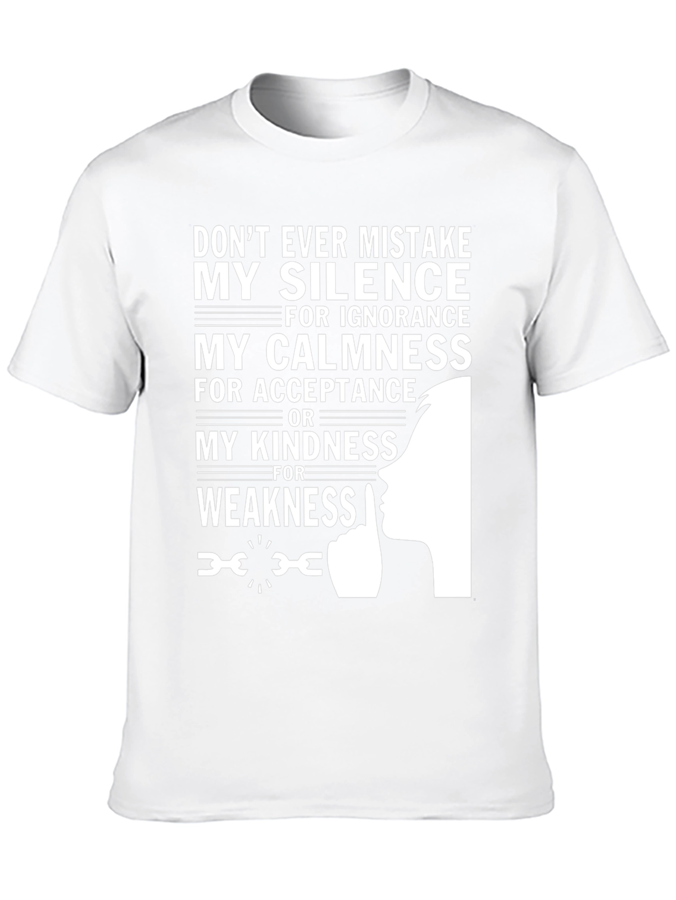 Silence Calmness Kindness Graphic Tee