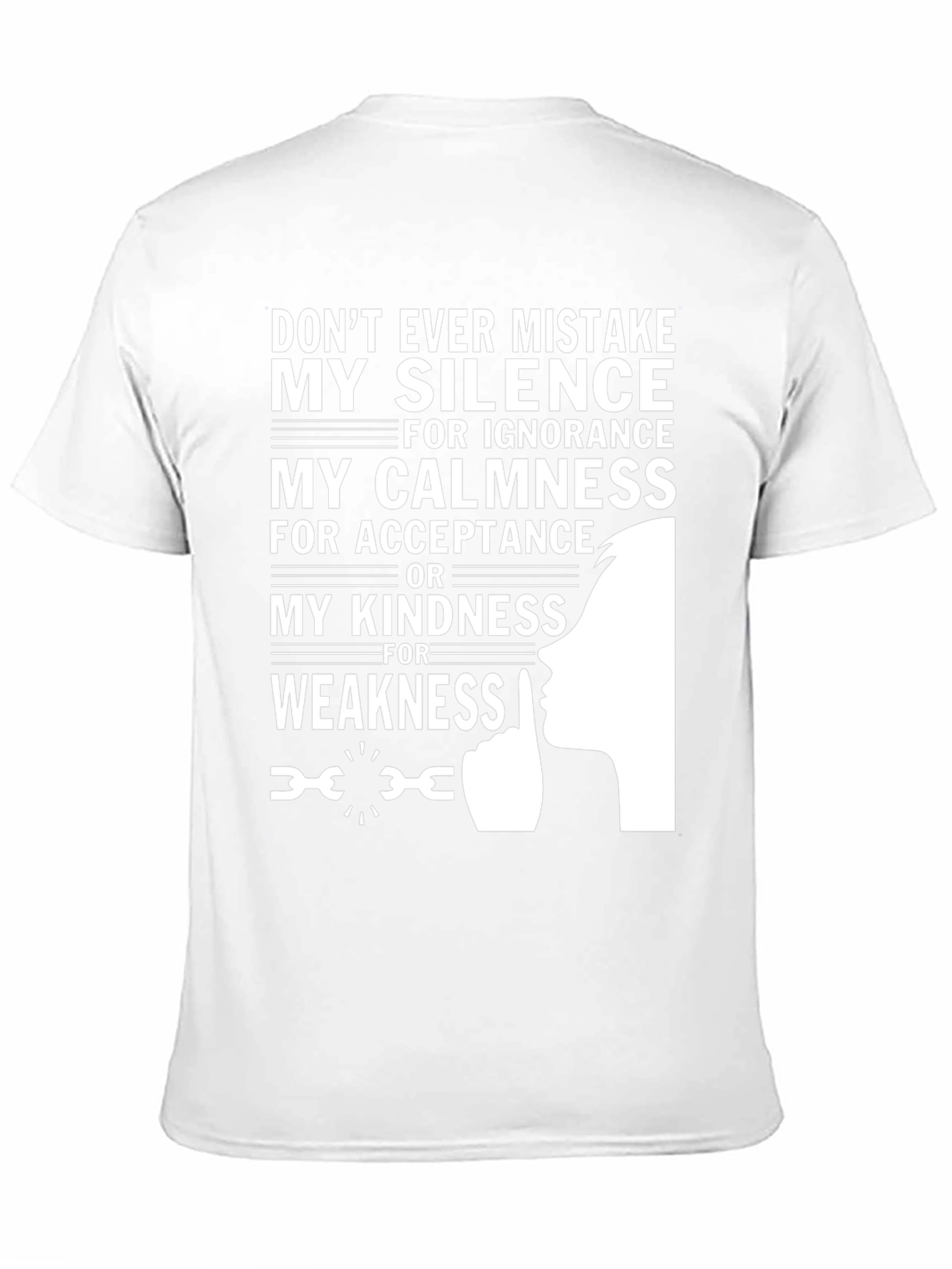 Silence Calmness Kindness Graphic Tee