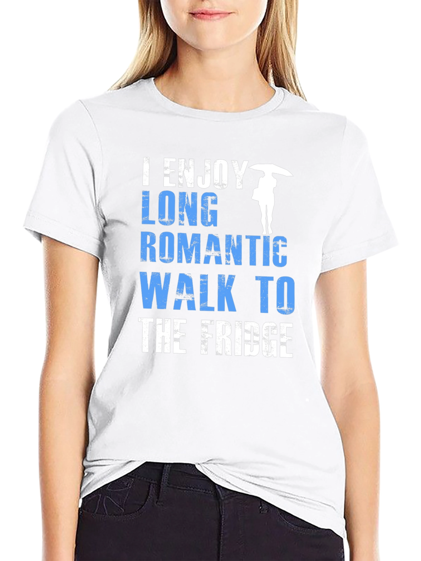 Humorous Fridge Walk Graphic Tee
