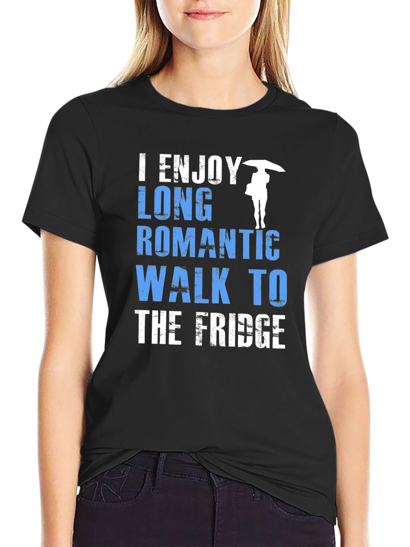 Humorous Fridge Walk Graphic Tee