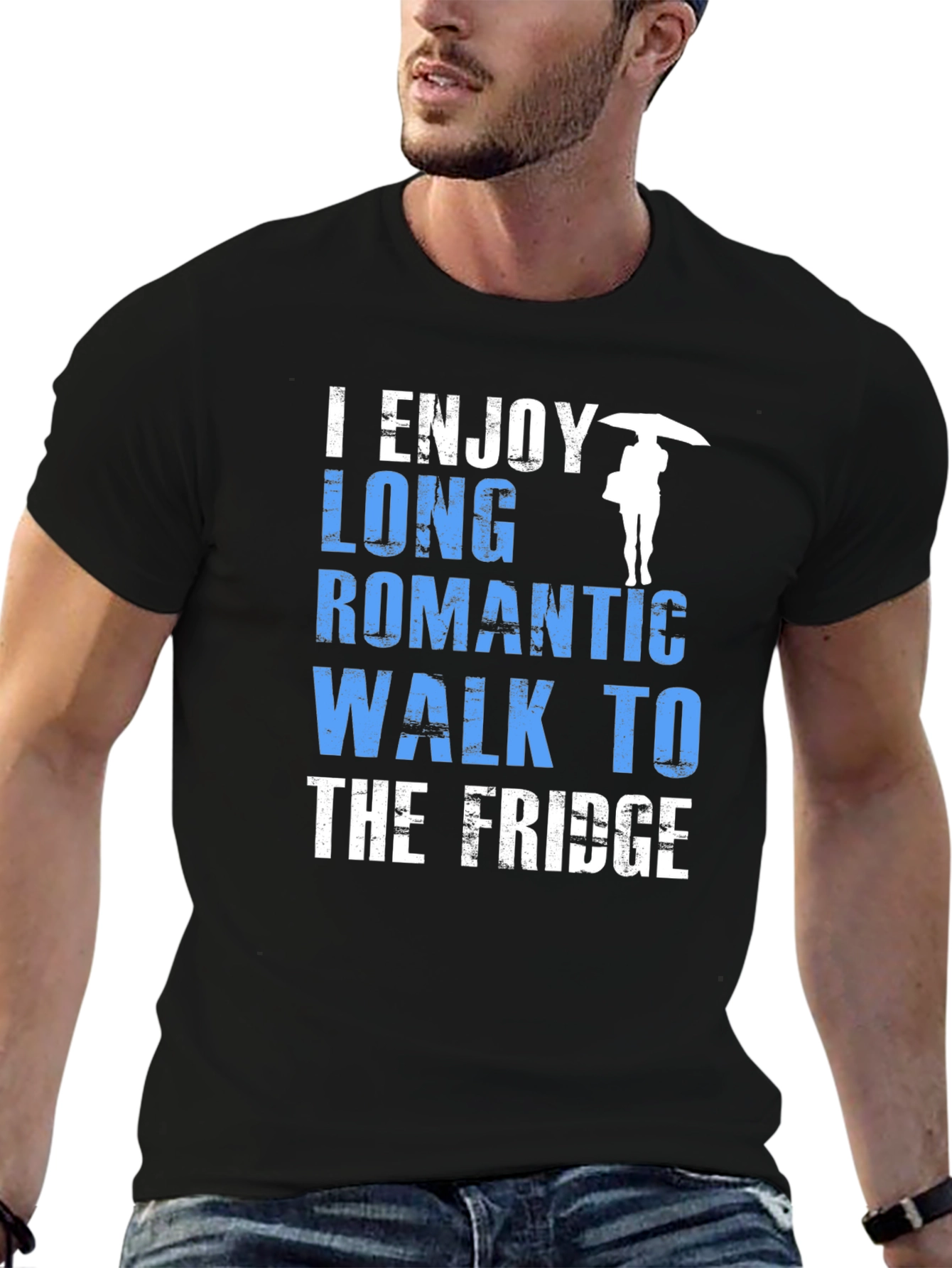 Humorous Fridge Walk Graphic Tee