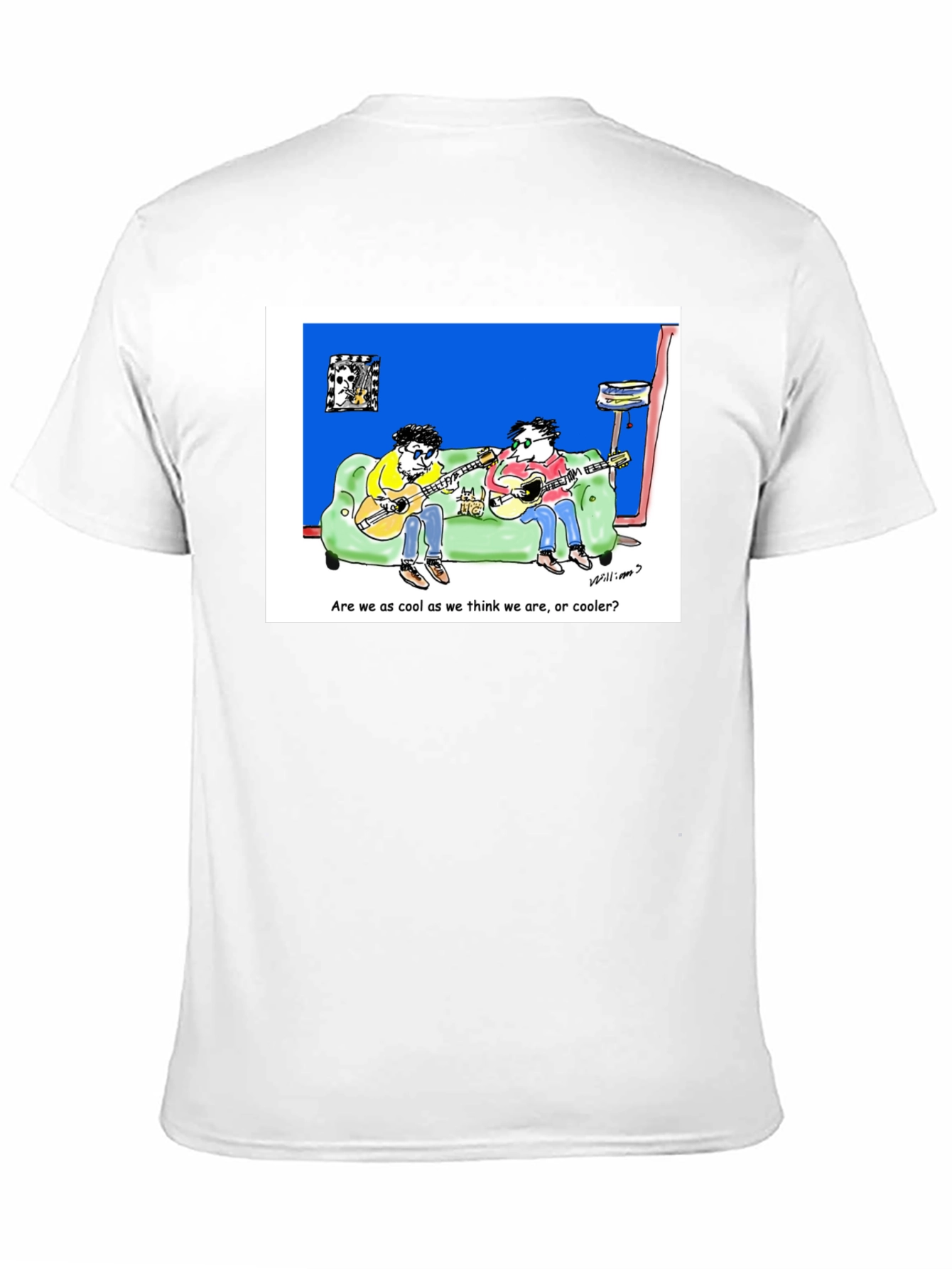 Cool Cartoon Guitarist T-Shirt