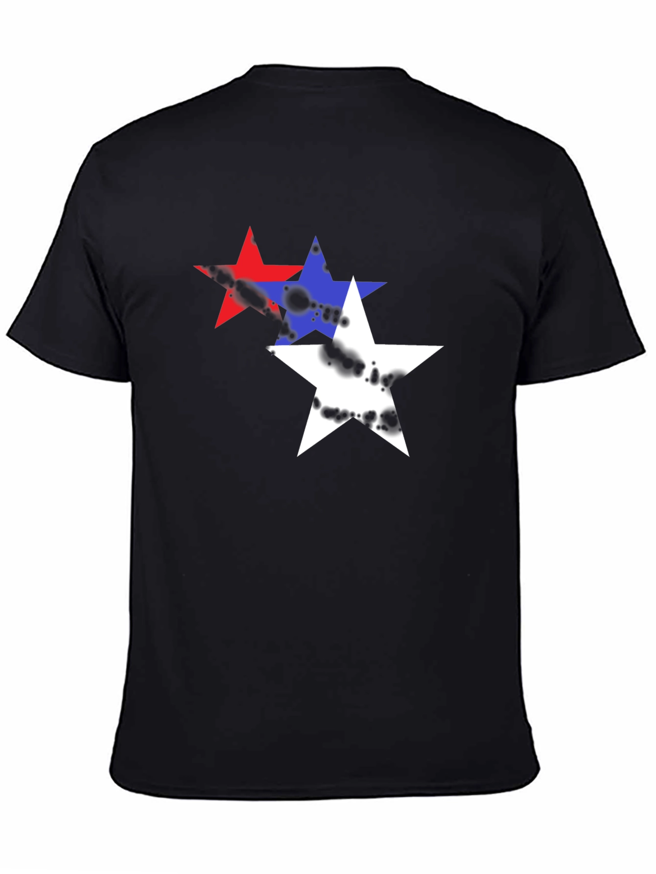 Starry T-Shirt - Red White and Blue Graphic Tee