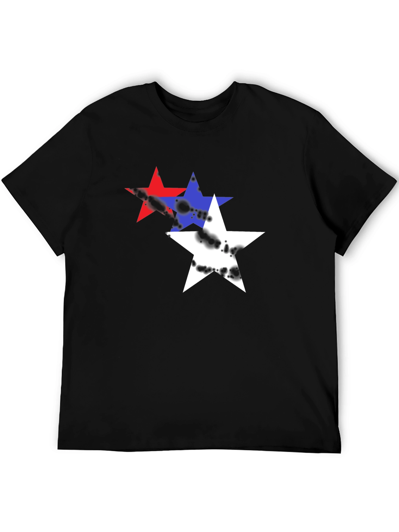 Starry T-Shirt - Red White and Blue Graphic Tee