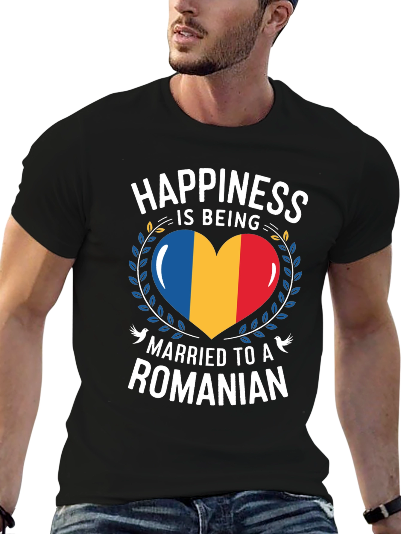 Happiness is Being Married to a Romanian T-Shirt