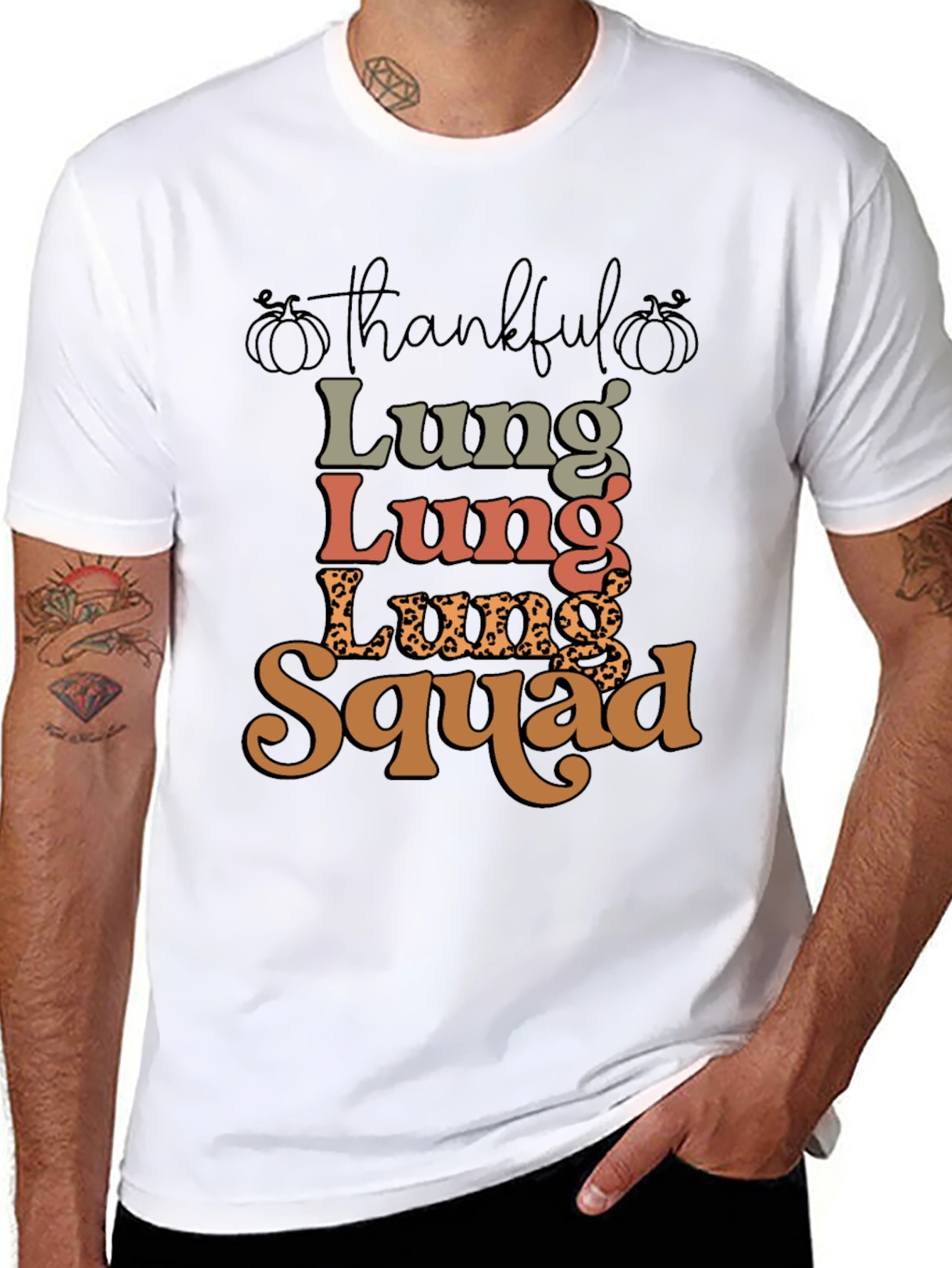 Thankful Lung Squad Graphic Tee