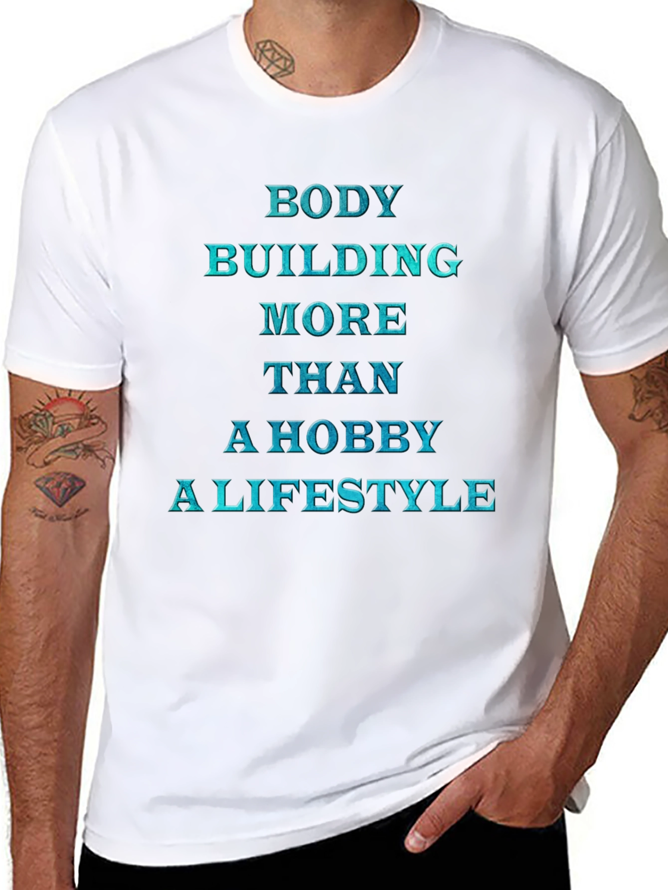 Bodybuilding Lifestyle Graphic T-Shirt
