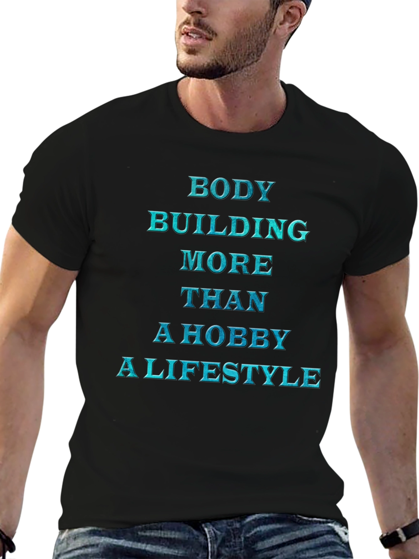 Bodybuilding Lifestyle Graphic T-Shirt