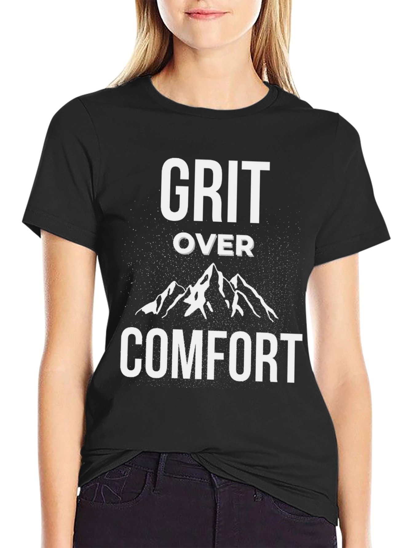 Grit Over Comfort Graphic Tee - Motivational T-Shirt