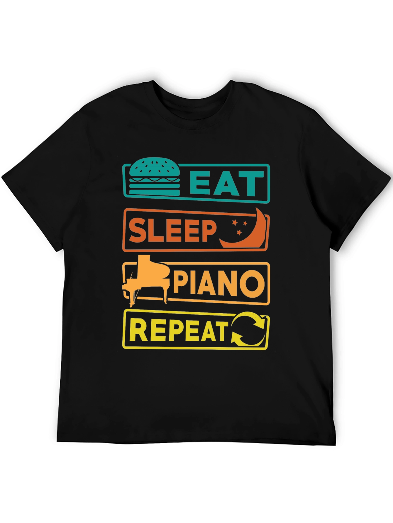 Eat Sleep Piano Repeat T-Shirt