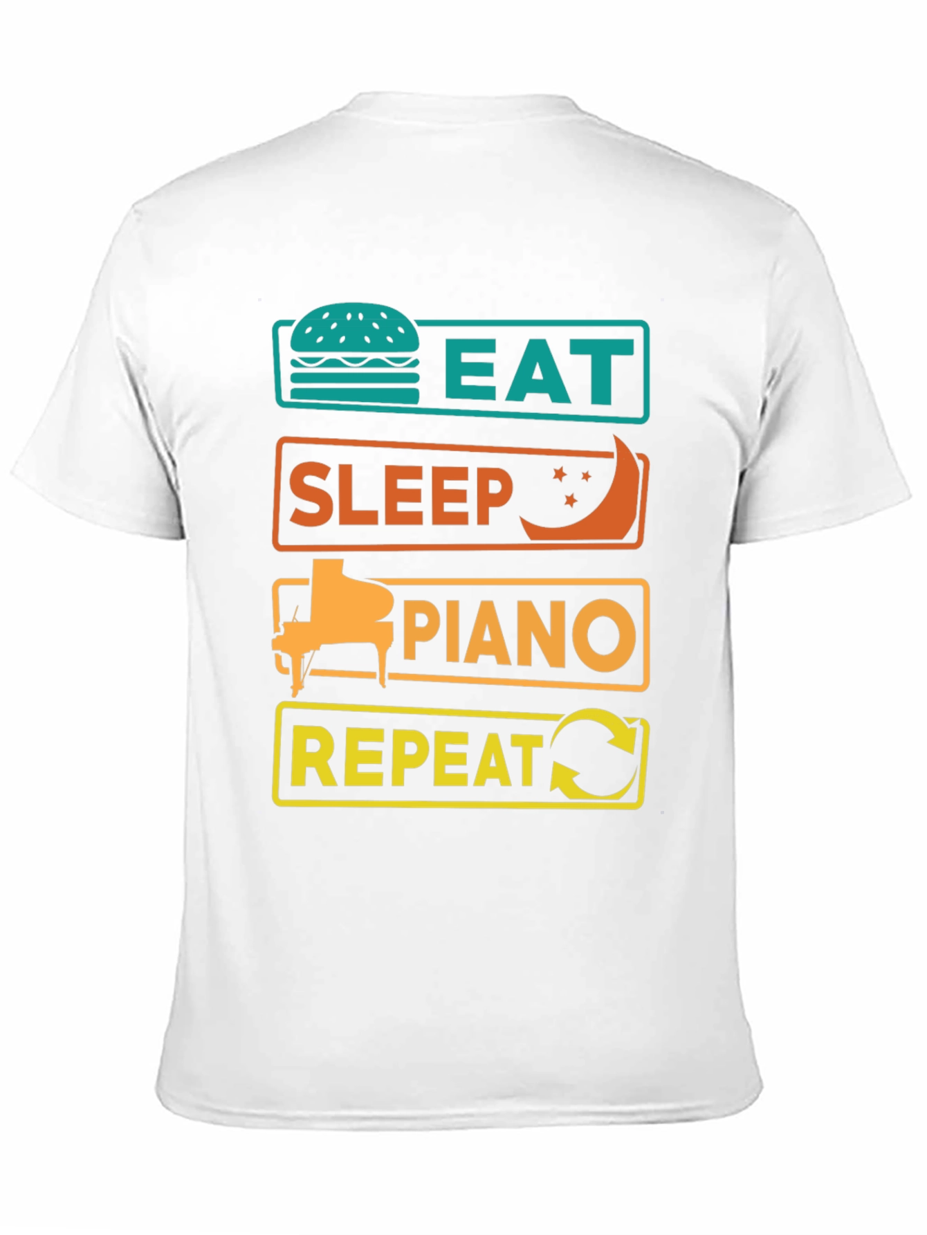 Eat Sleep Piano Repeat T-Shirt