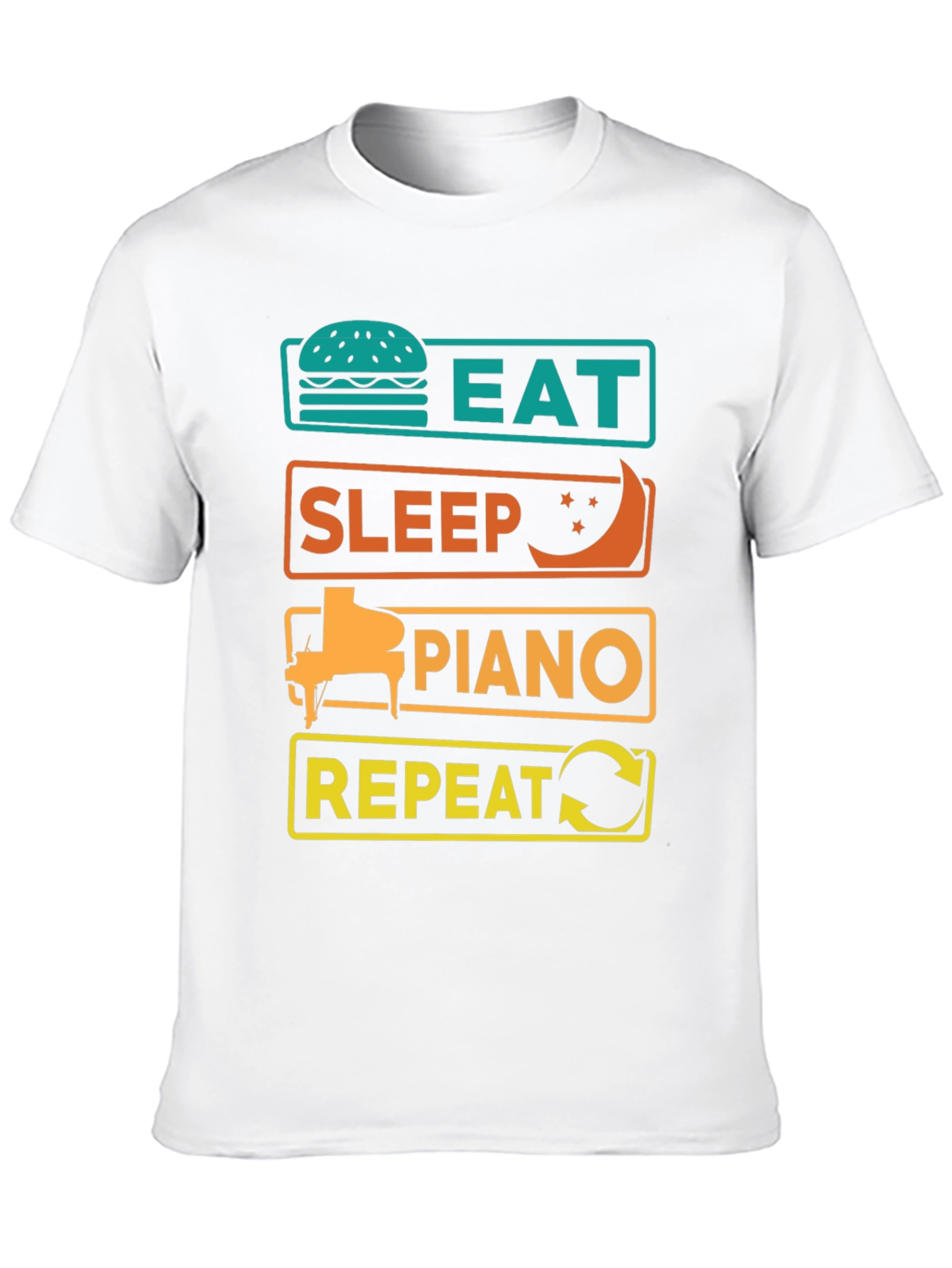 Eat Sleep Piano Repeat T-Shirt