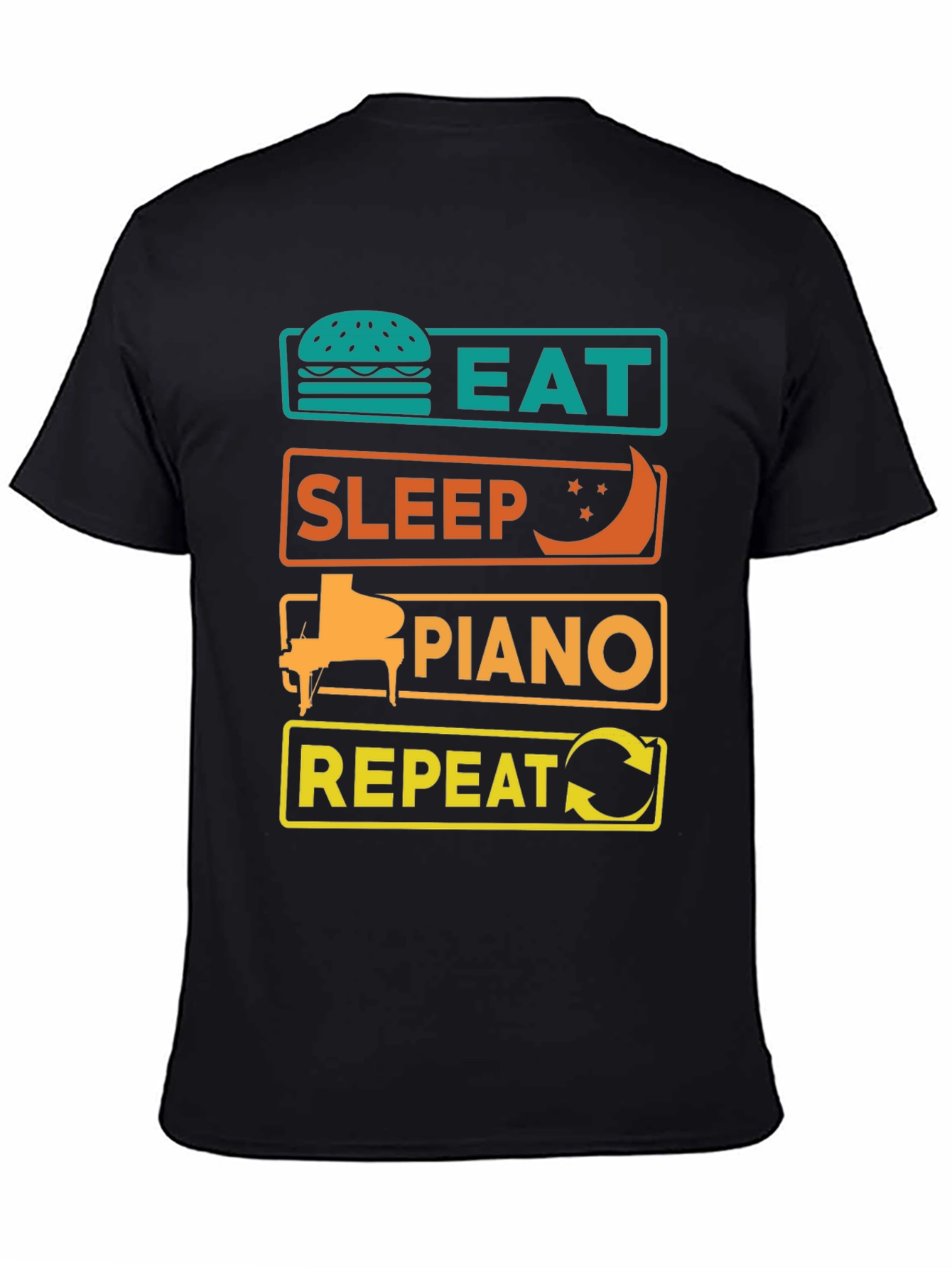 Eat Sleep Piano Repeat T-Shirt