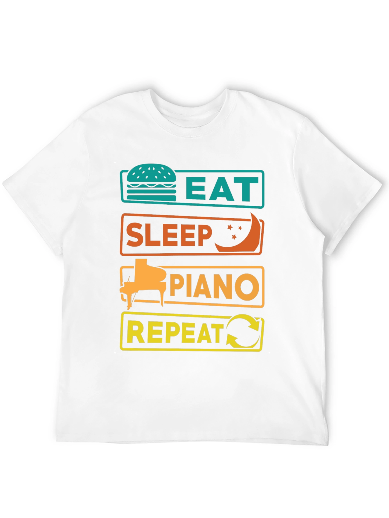 Eat Sleep Piano Repeat T-Shirt