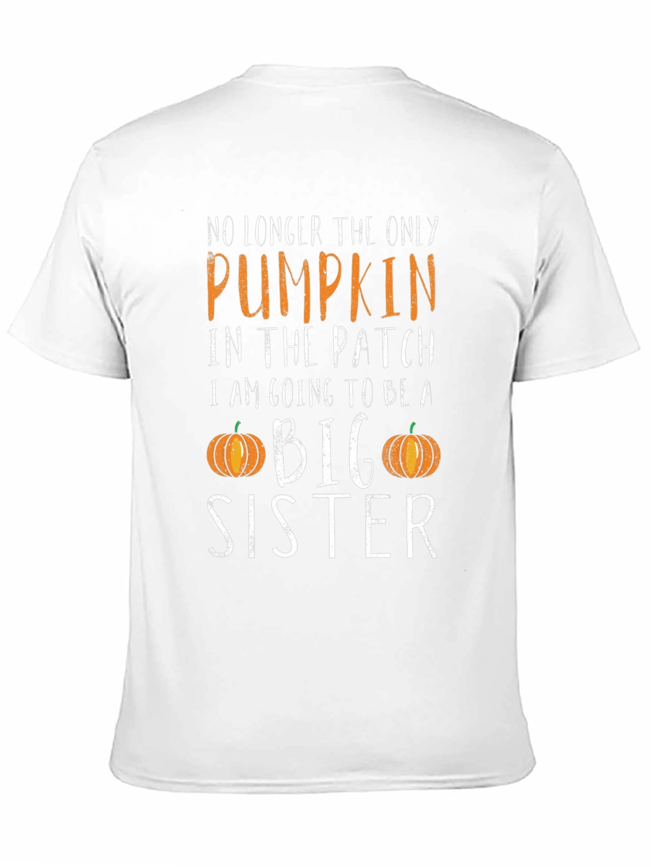 Big Sister Pumpkin Patch T-Shirt - Pregnancy Reveal Tee
