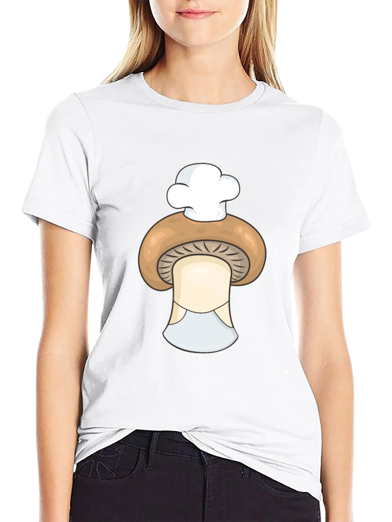 Chef Mushroom T-Shirt - Funny Cook Graphic Tee