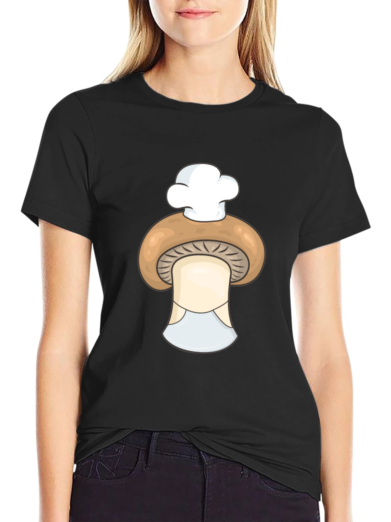 Chef Mushroom T-Shirt - Funny Cook Graphic Tee