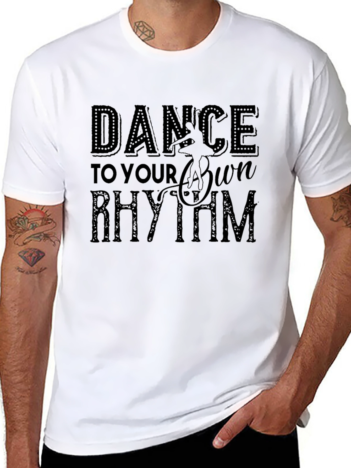 Dance to Your Own Rhythm Black T-Shirt