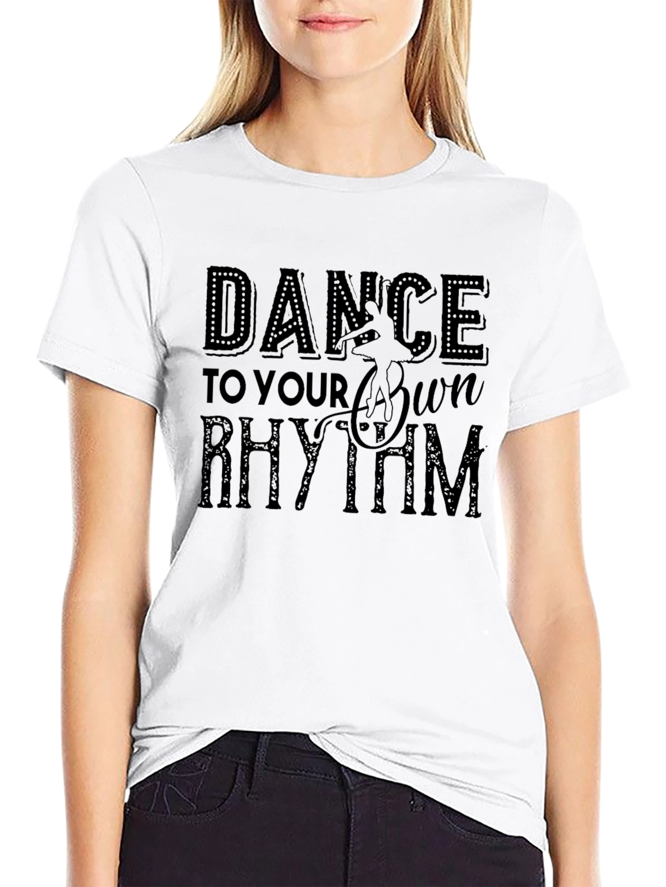 Dance to Your Own Rhythm Black T-Shirt