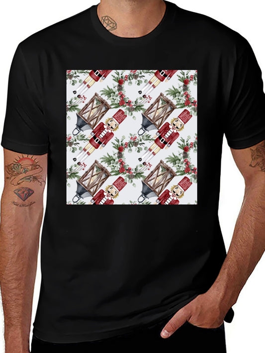 Festive Nutcracker Pattern Tee