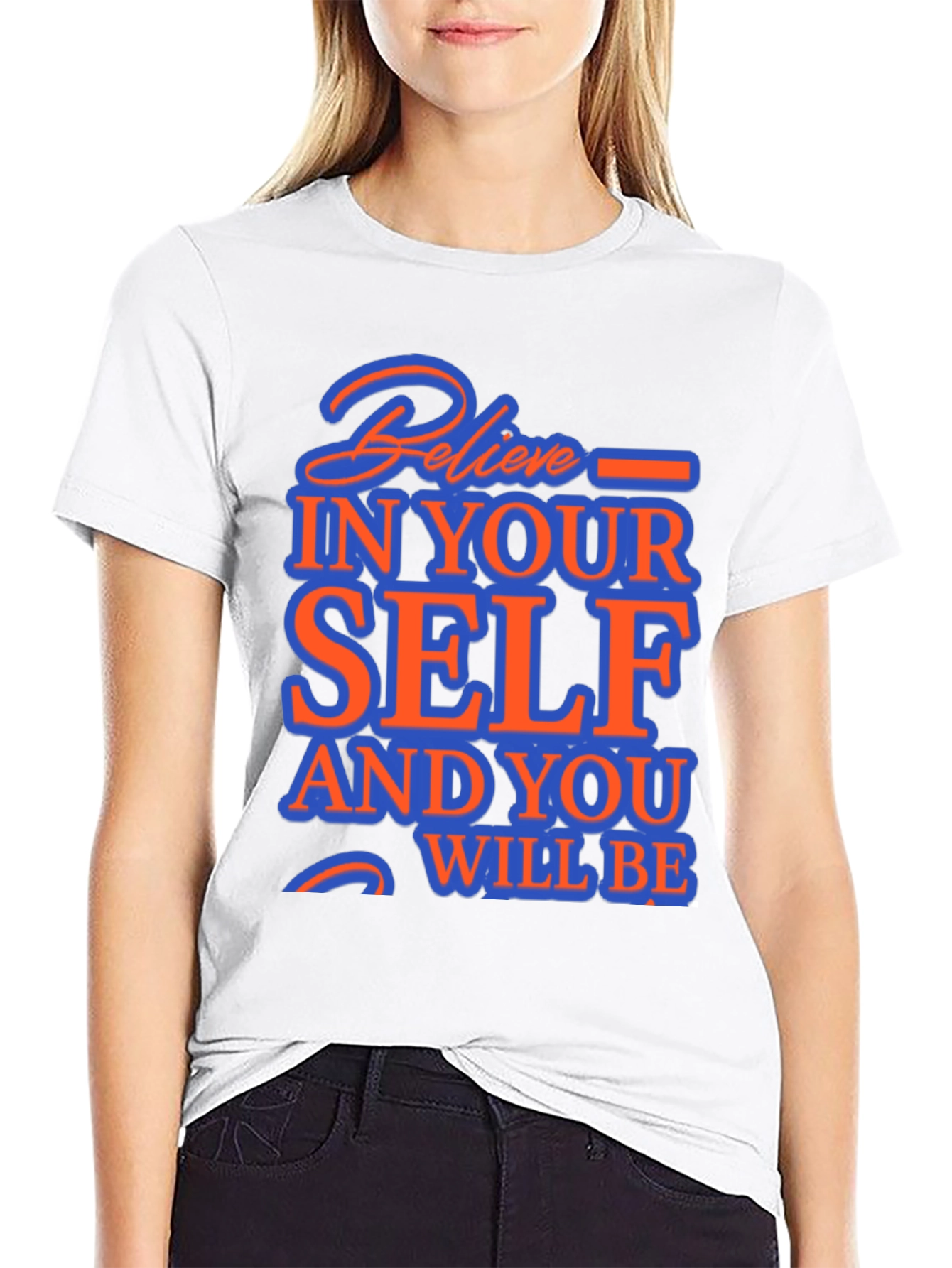 Believe In Yourself Graphic Tee - Inspirational