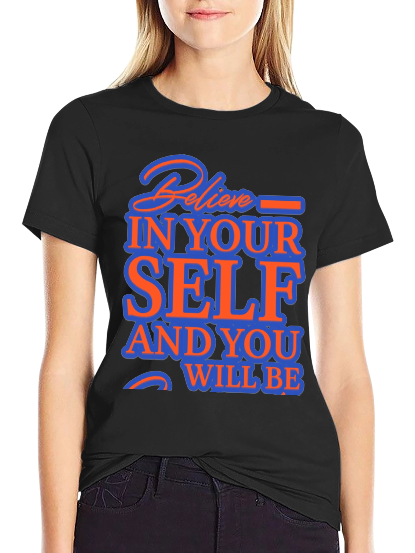 Believe In Yourself Graphic Tee - Inspirational