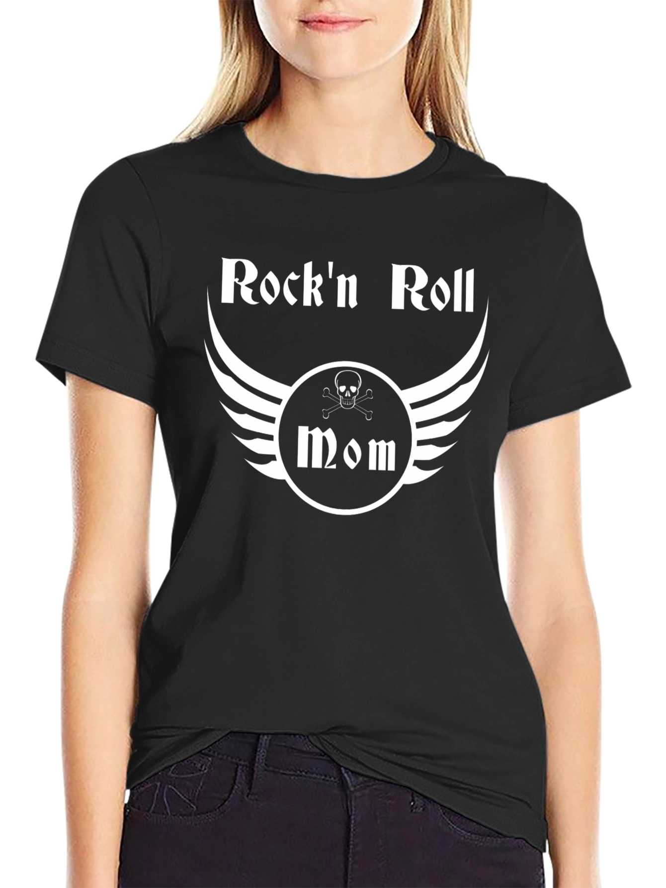 Rockn Roll Mom Graphic Tee