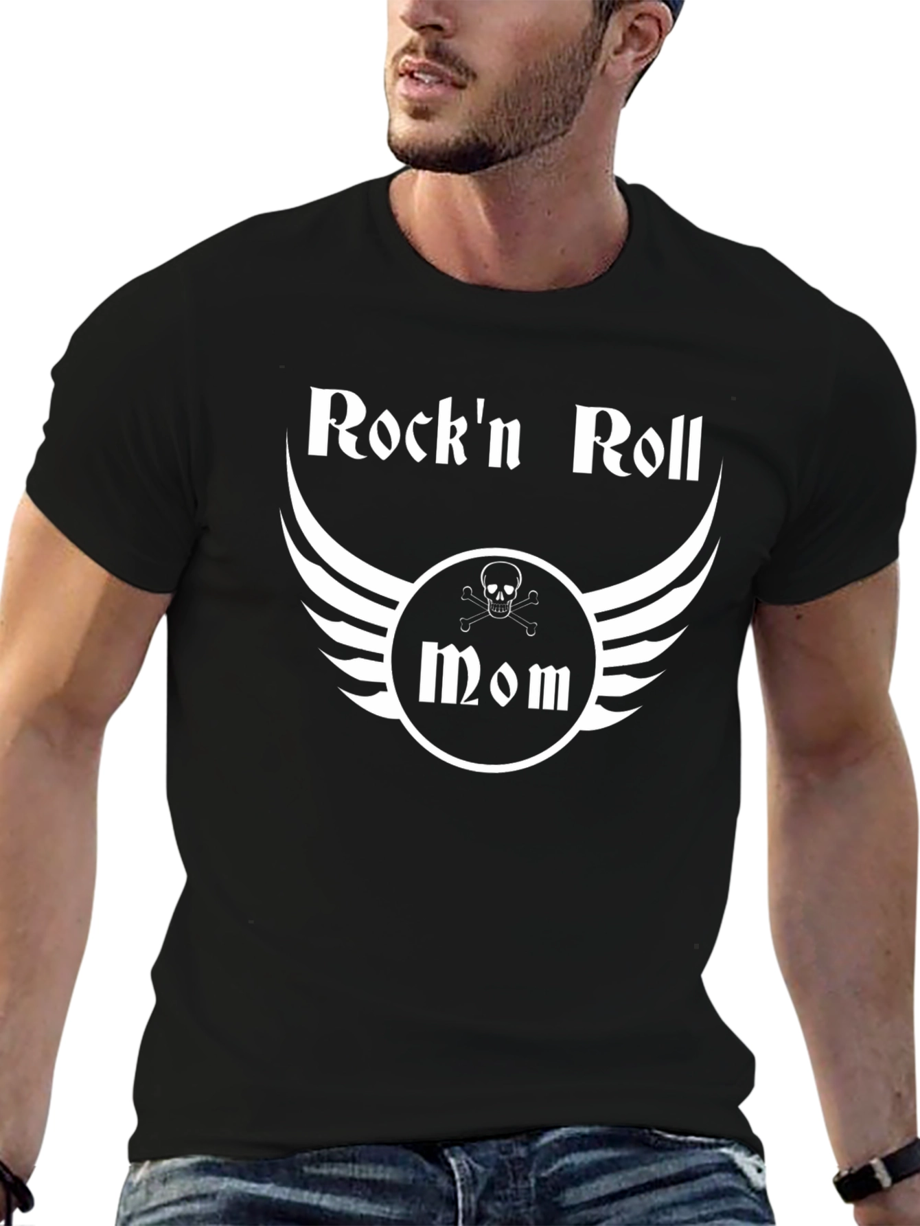 Rockn Roll Mom Graphic Tee