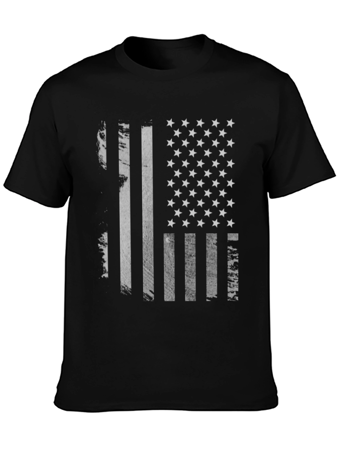 Distressed American Flag Graphic T-Shirt