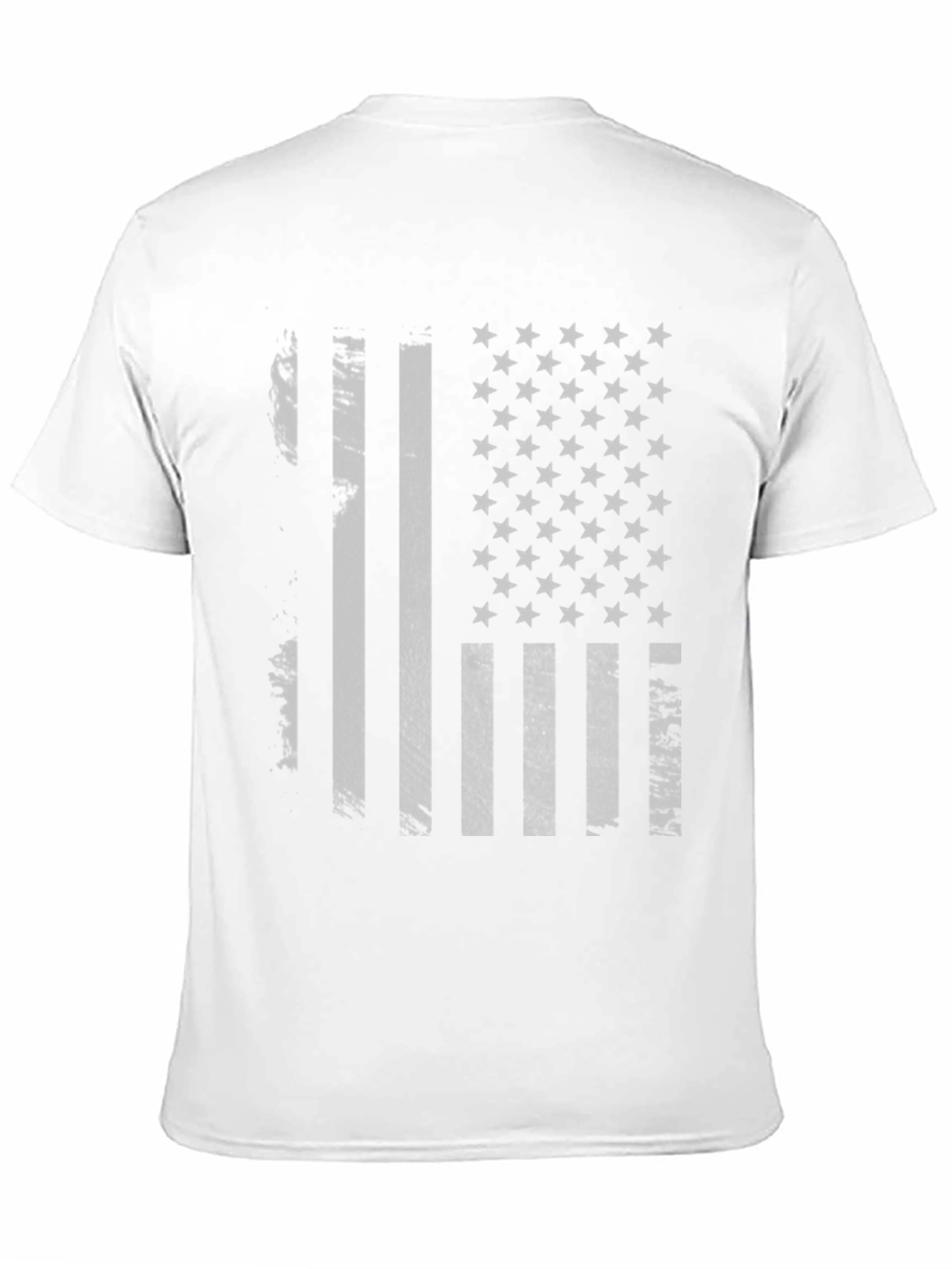 Distressed American Flag Graphic T-Shirt