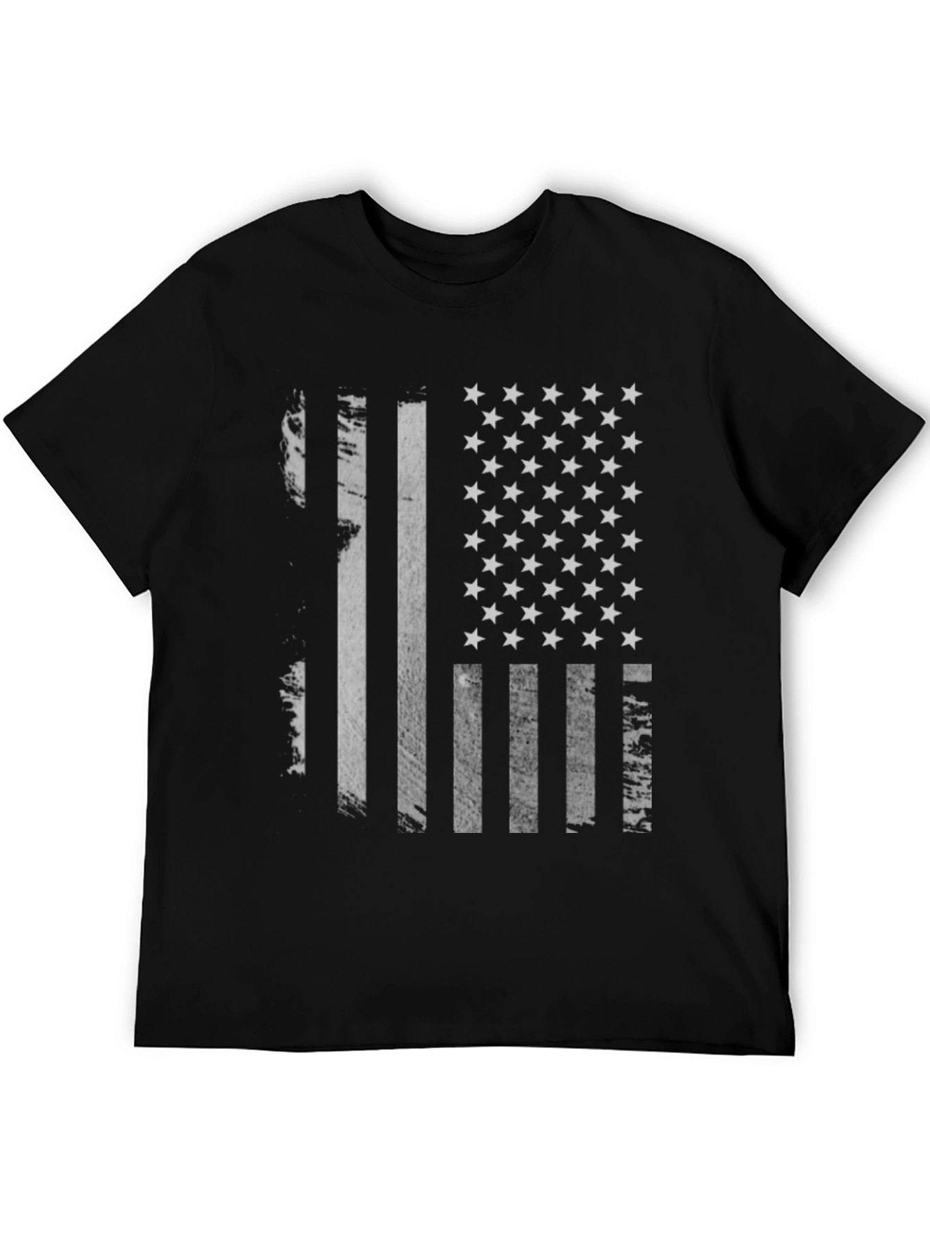 Distressed American Flag Graphic T-Shirt