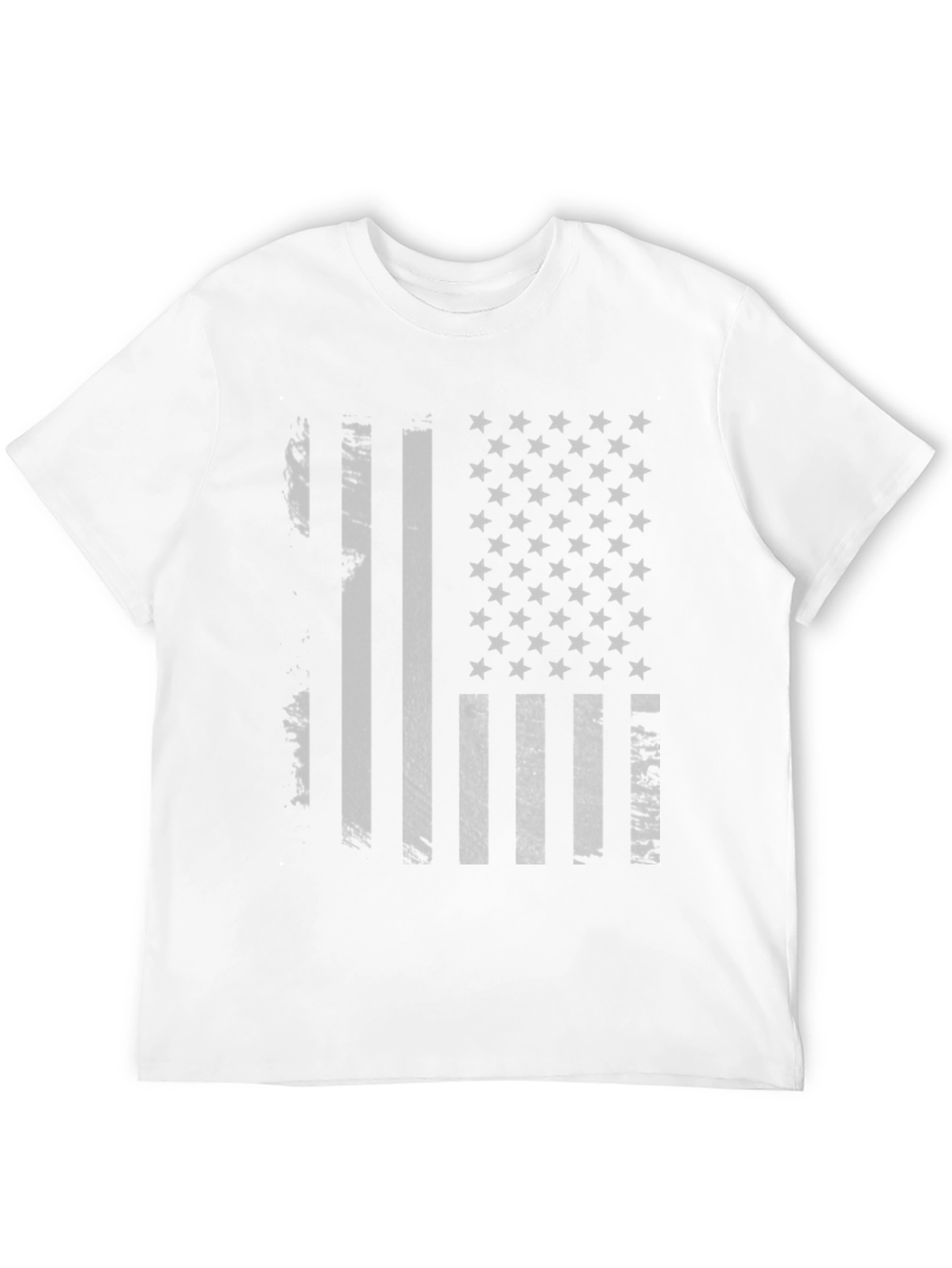 Distressed American Flag Graphic T-Shirt