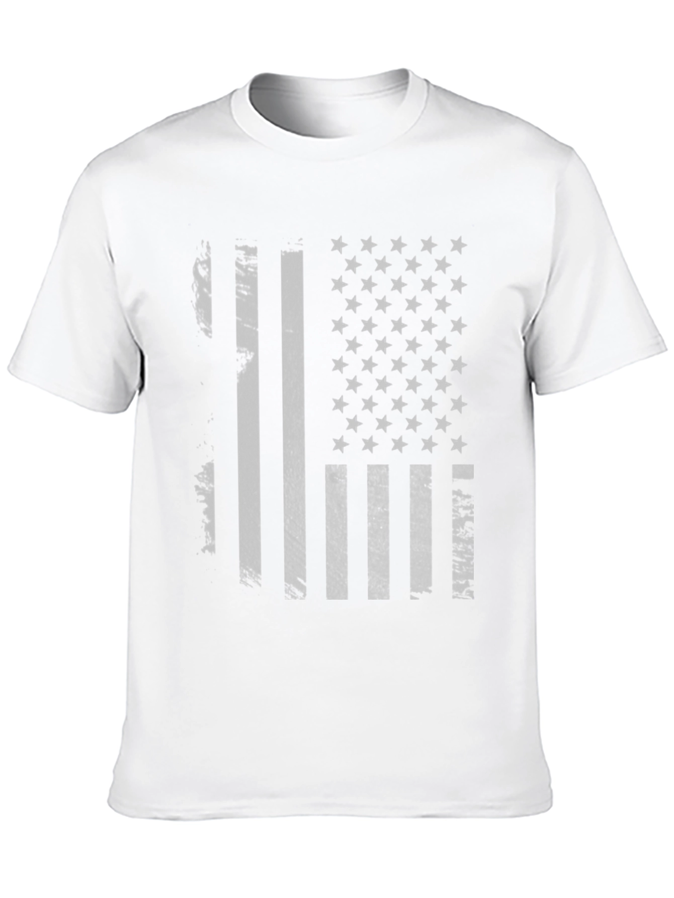 Distressed American Flag Graphic T-Shirt
