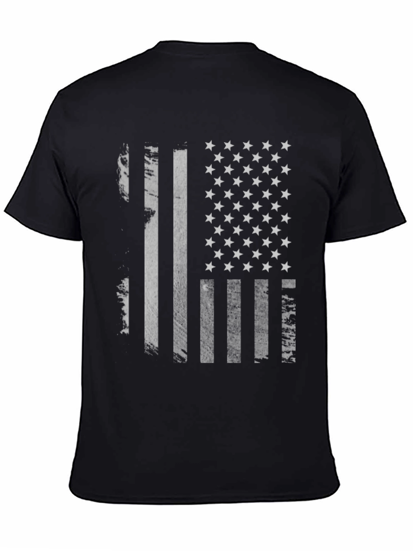 Distressed American Flag Graphic T-Shirt