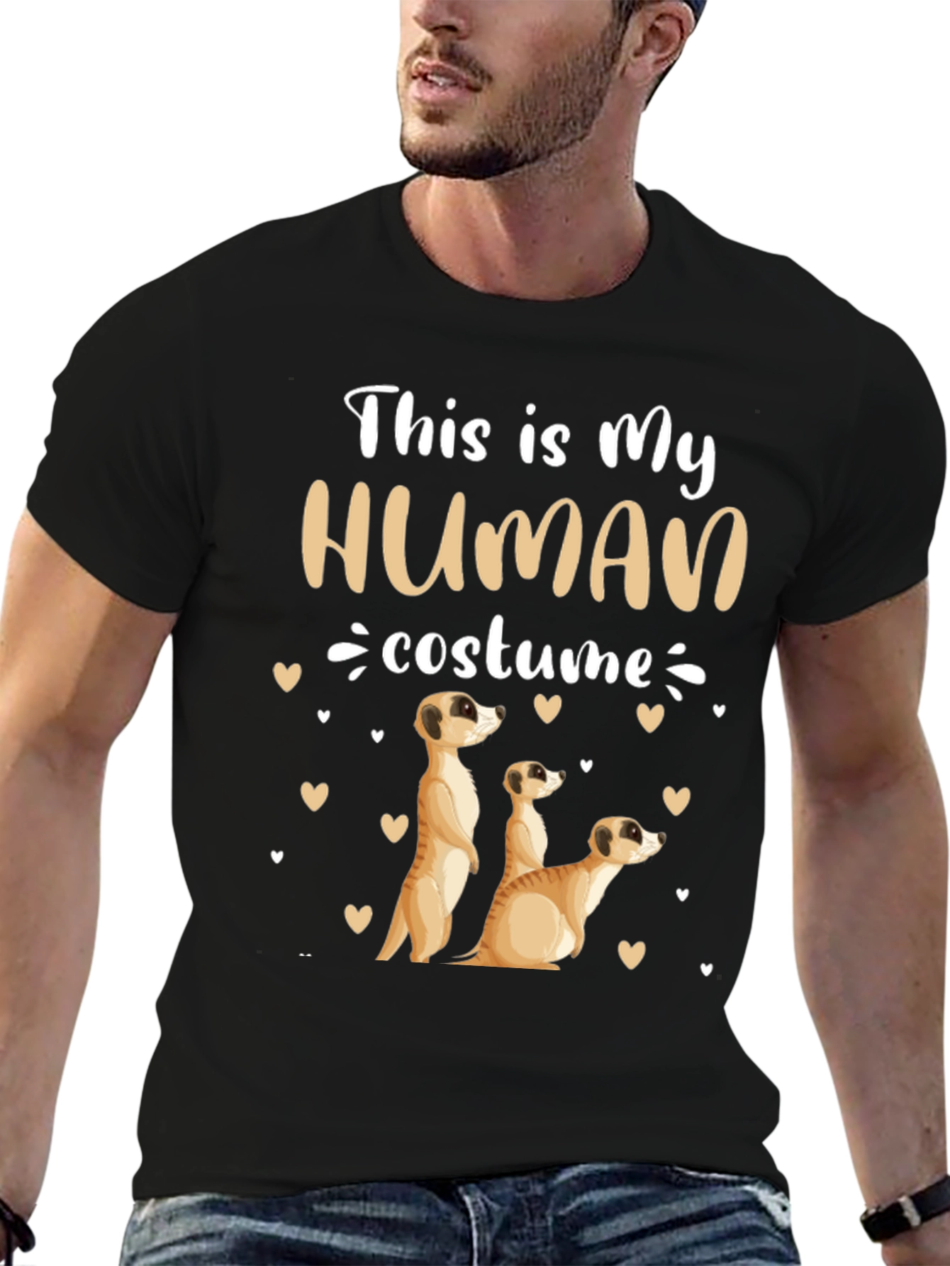 This is My Human Costume Meerkat T-Shirt