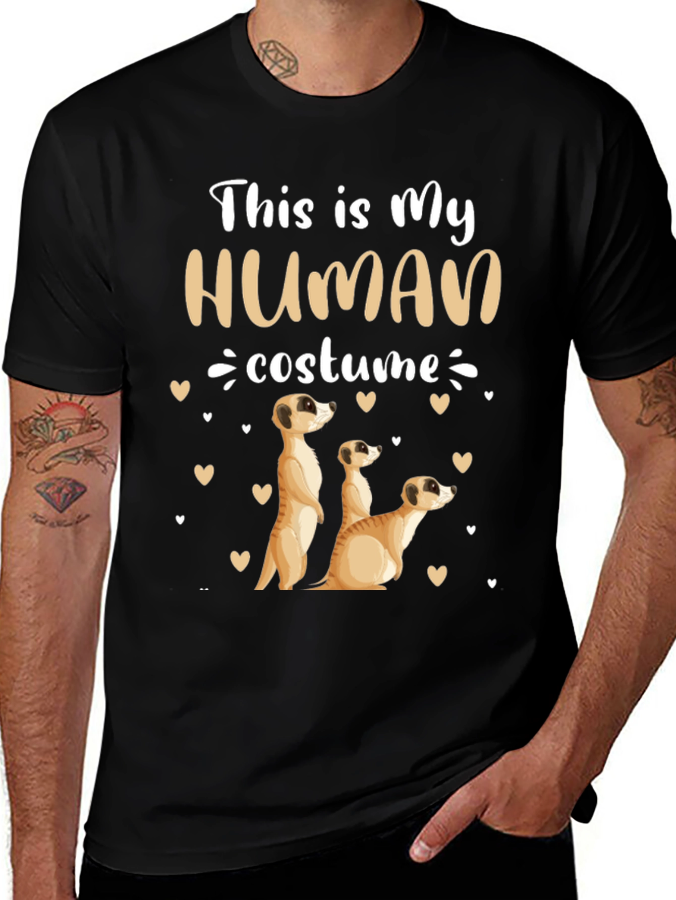 This is My Human Costume Meerkat T-Shirt