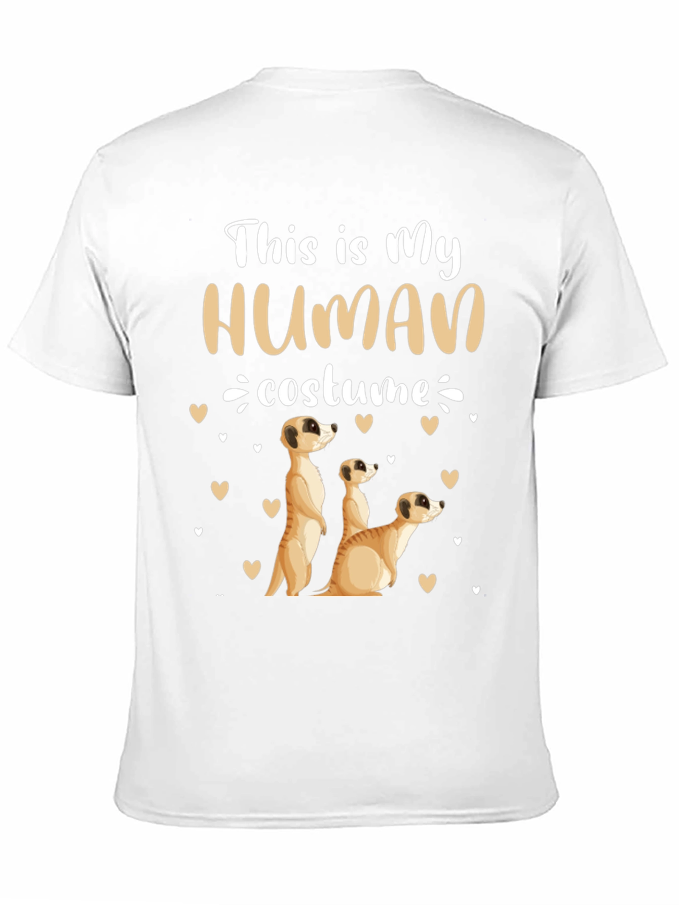 This is My Human Costume Meerkat T-Shirt