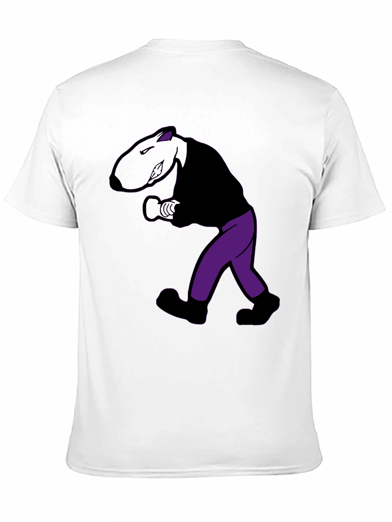 Cool Cartoon Character Graphic Tee - Black