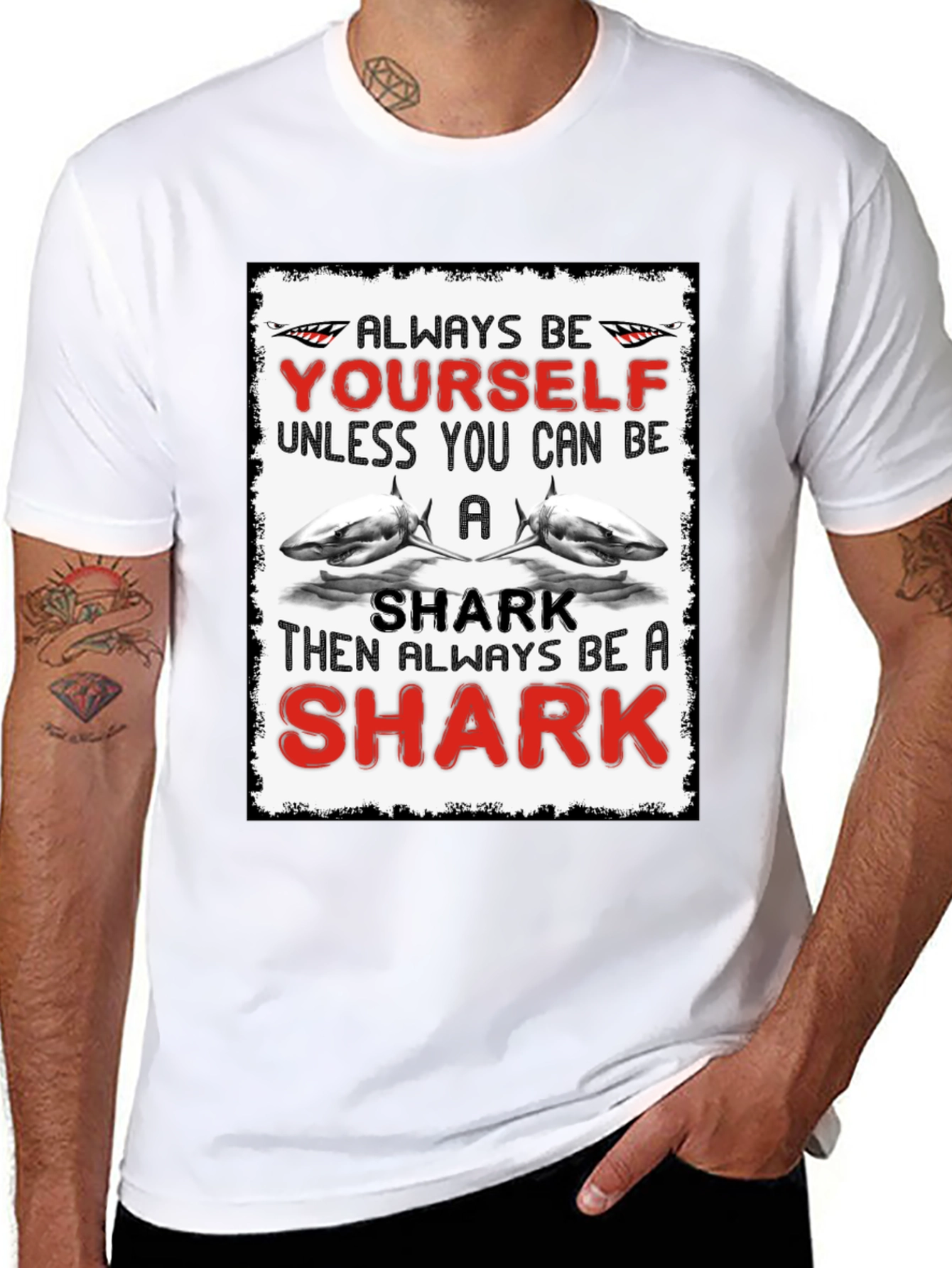 Be Yourself Shark T-Shirt