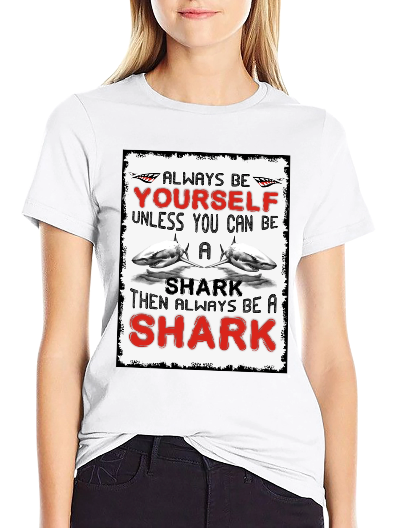 Be Yourself Shark T-Shirt