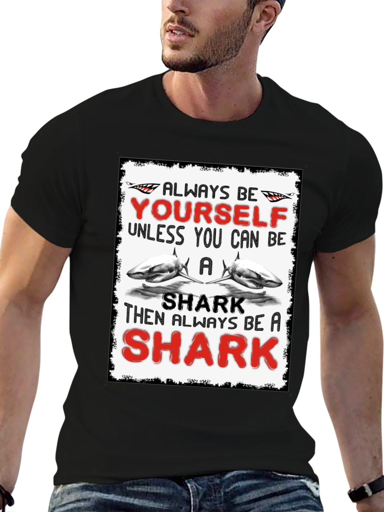 Be Yourself Shark T-Shirt