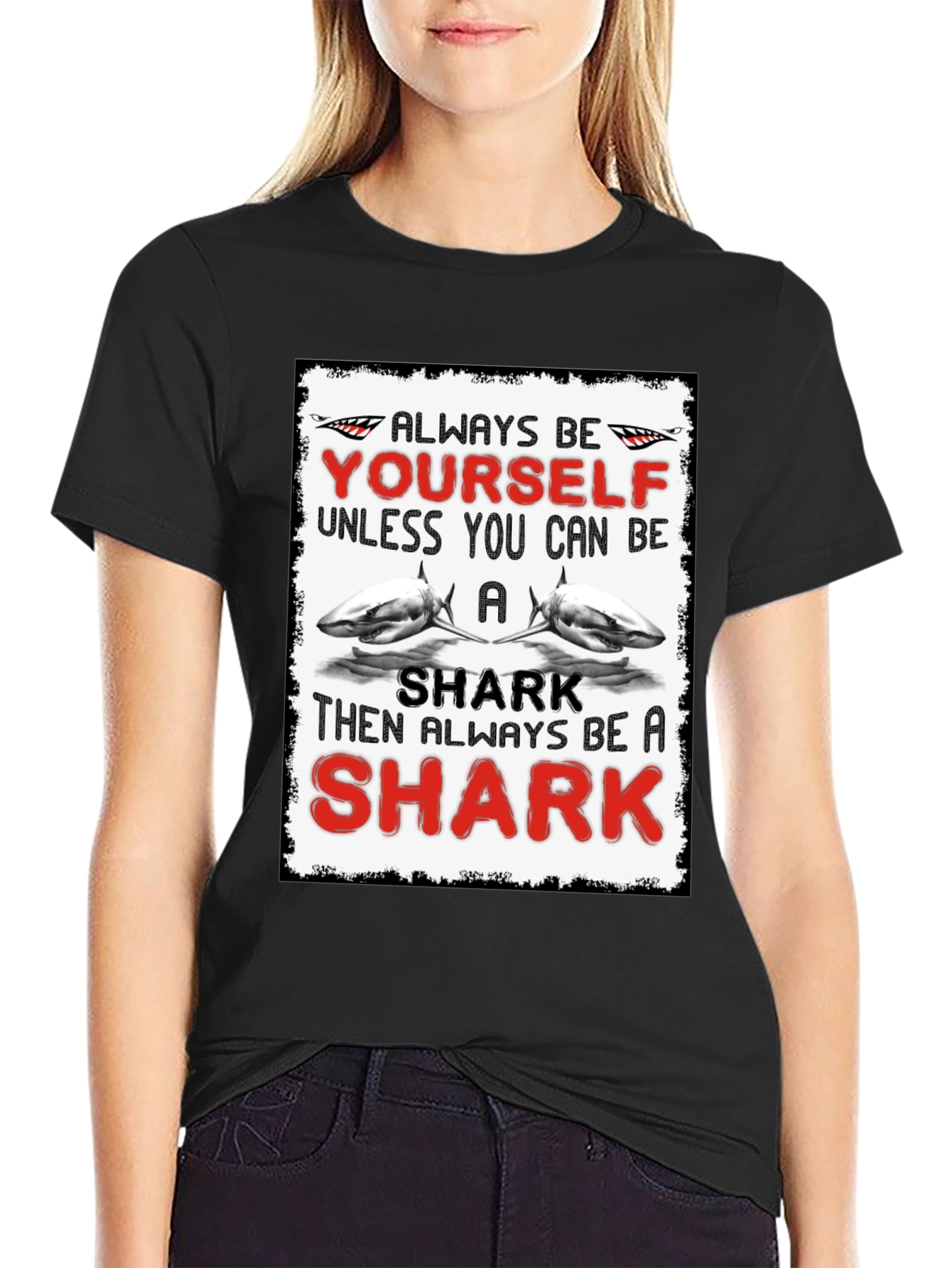 Be Yourself Shark T-Shirt