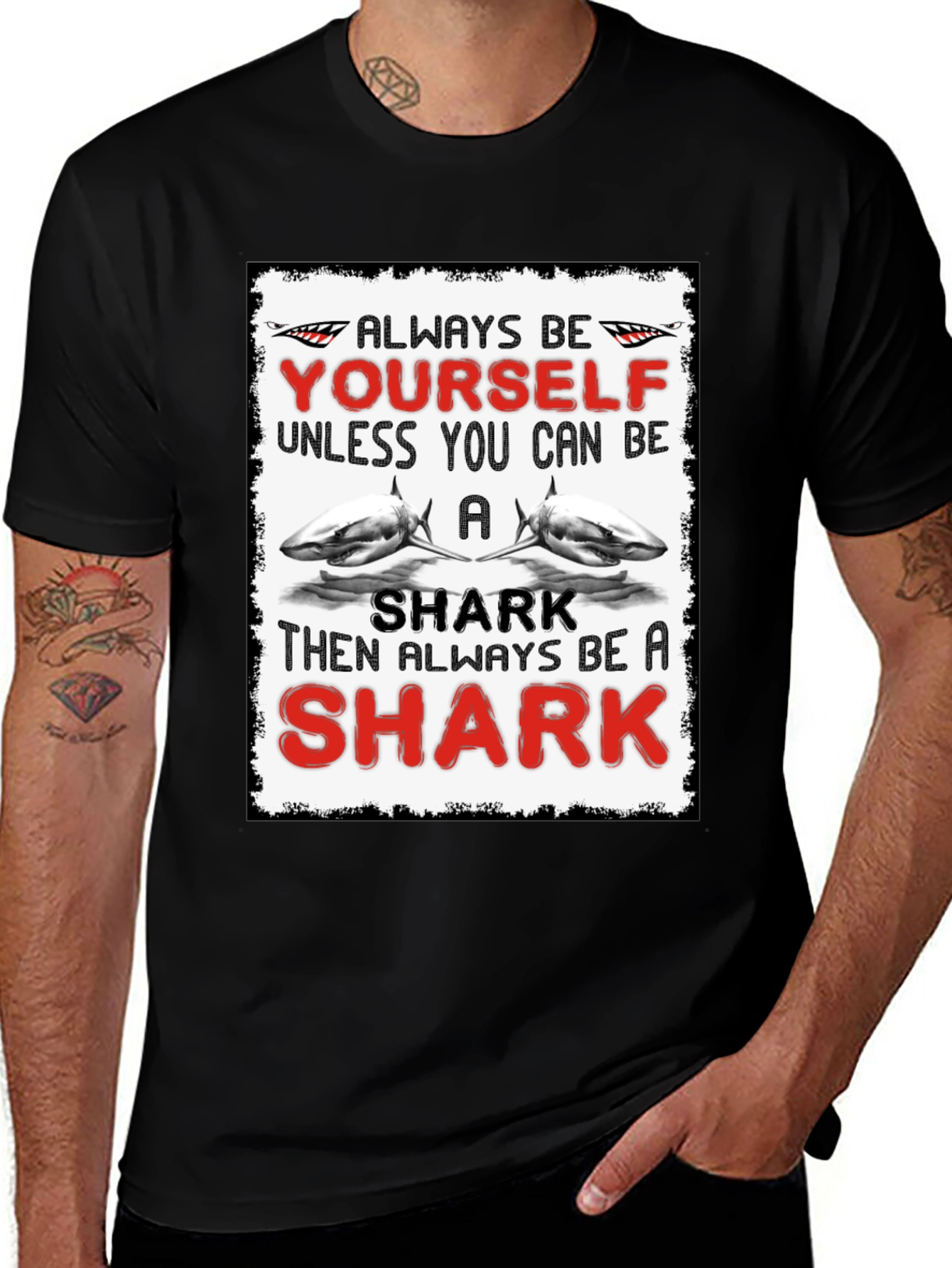 Be Yourself Shark T-Shirt